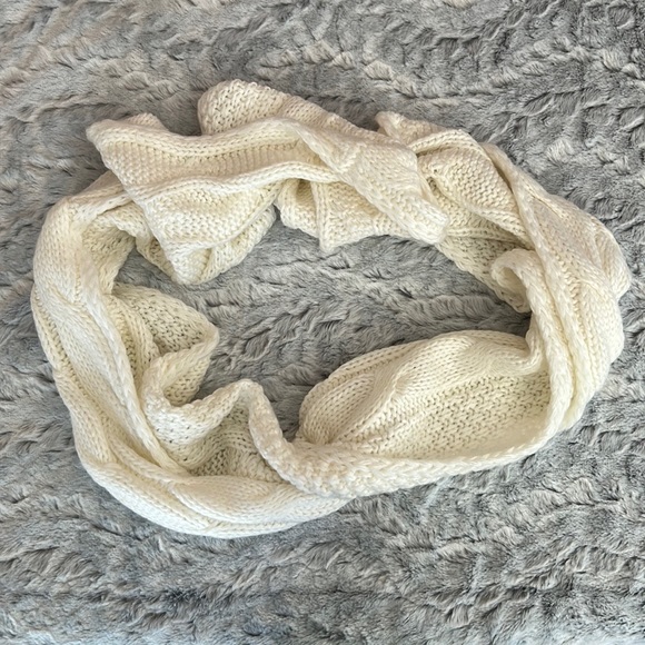 Cream Infinity Scarf - Picture 3 of 5